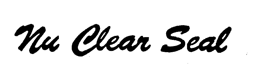 Trademark Logo NU CLEAR SEAL