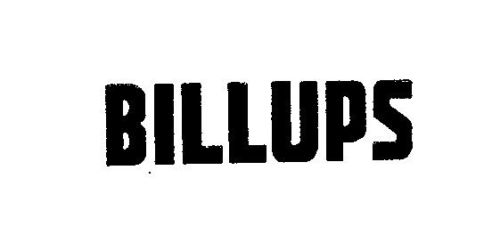 Trademark Logo BILLUPS