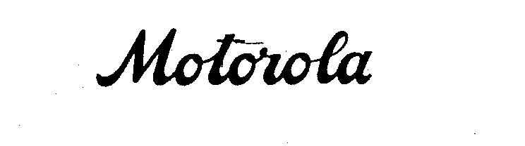 Trademark Logo MOTOROLA