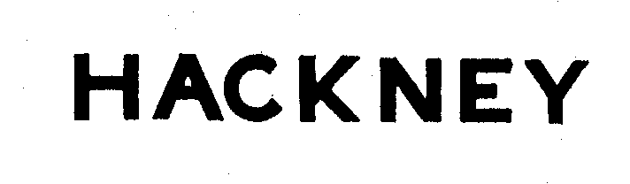 Trademark Logo HACKNEY