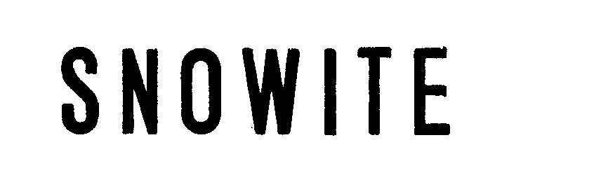 Trademark Logo SNOWITE