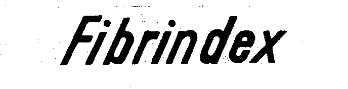 Trademark Logo FIBRINDEX