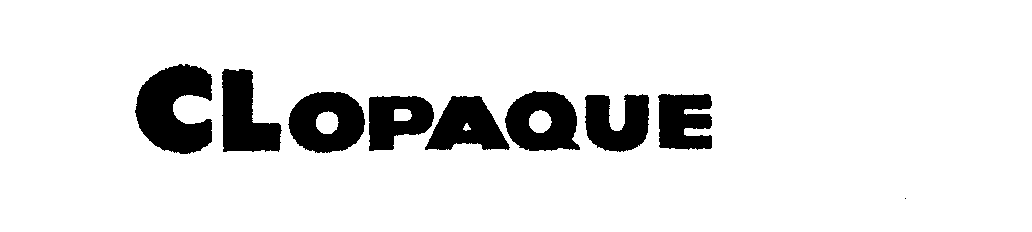 Trademark Logo CLOPAQUE