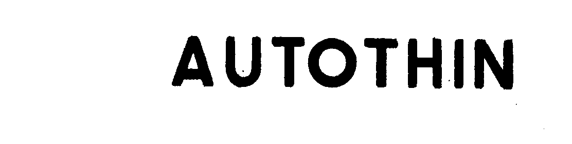 Trademark Logo AUTOTHIN