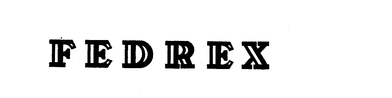 Trademark Logo FEDREX
