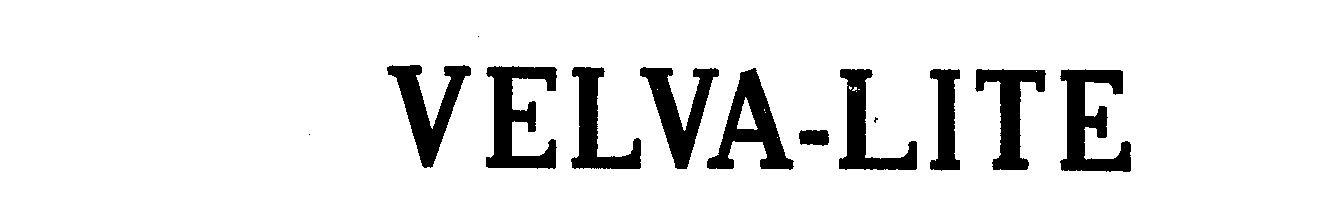 Trademark Logo VELVA-LITE