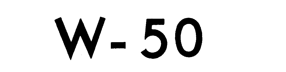 Trademark Logo W-50