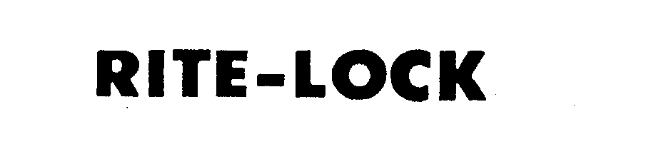 Trademark Logo RITE-LOCK