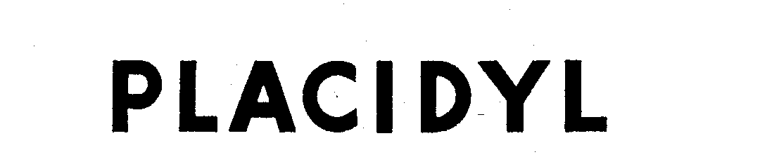 Trademark Logo PLACIDYL