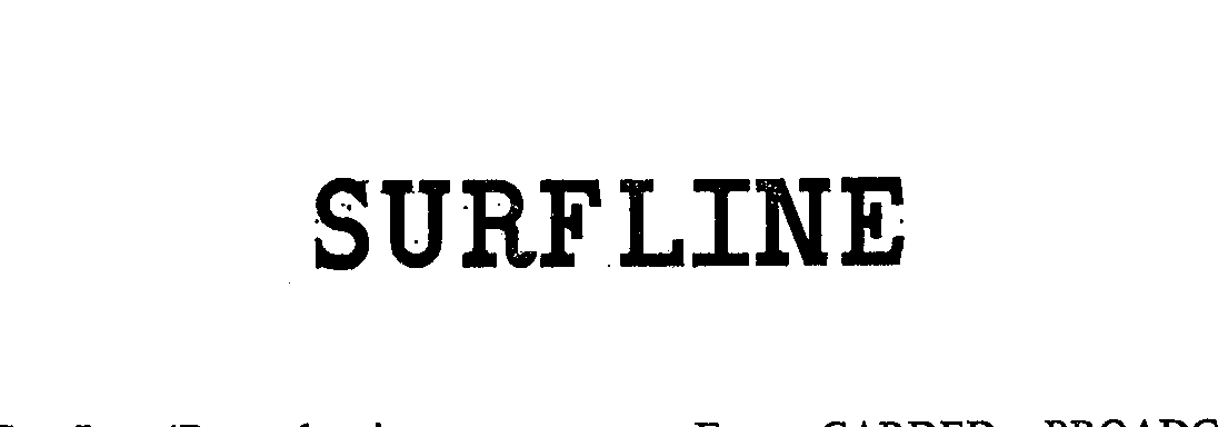 Trademark Logo SURFLINE