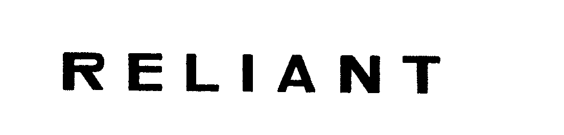Trademark Logo RELIANT