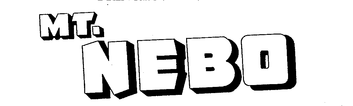 Trademark Logo MT. NEBO