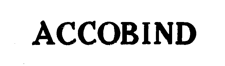 Trademark Logo ACCOBIND