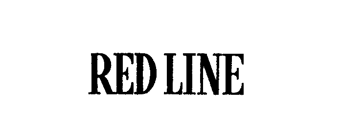 Trademark Logo RED LINE