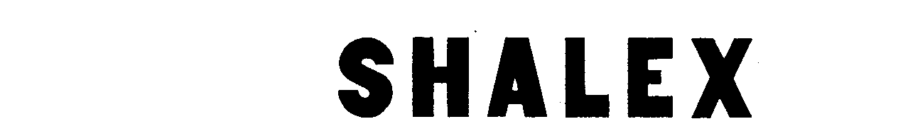 Trademark Logo SHALEX