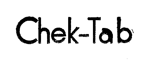  CHEK-TAB