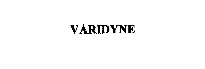 Trademark Logo VARIDYNE