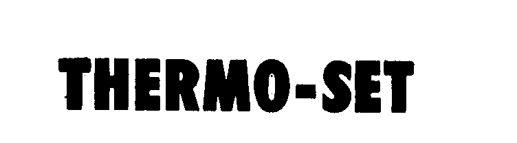 Trademark Logo THERMO-SET