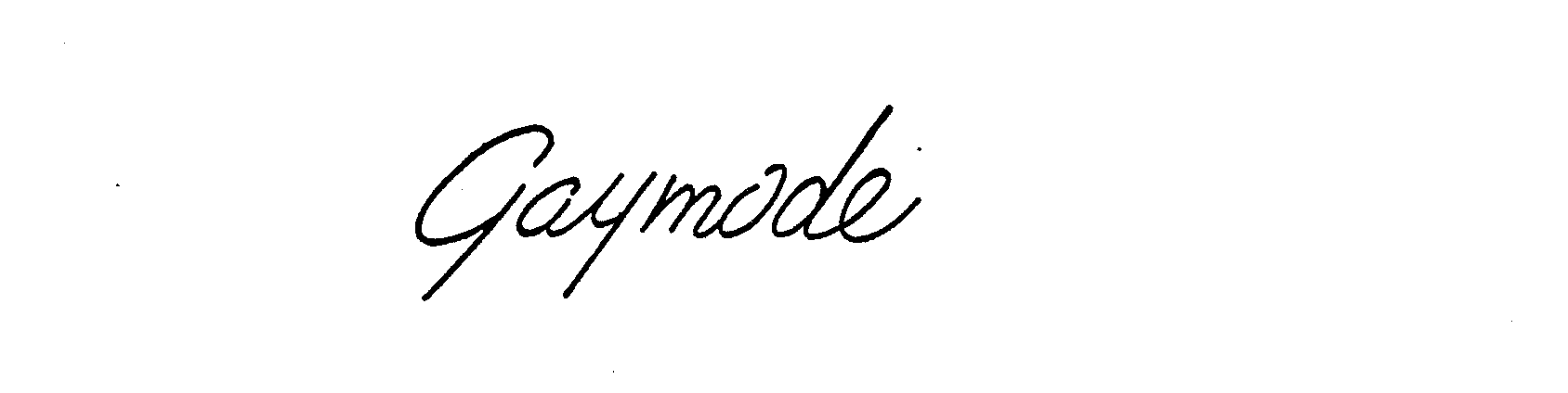 Trademark Logo GAYMODE