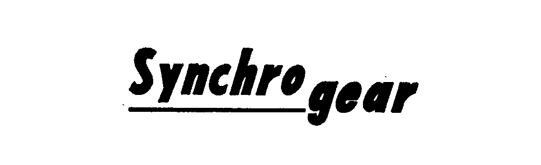 Trademark Logo SYNCHRO GEAR