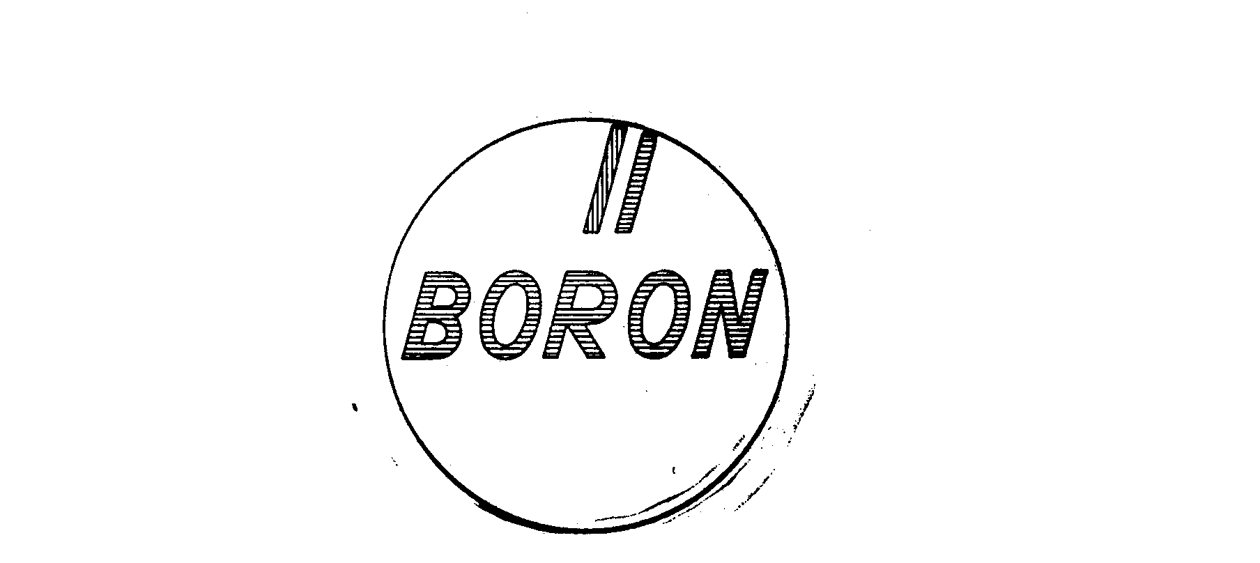 Trademark Logo BORON