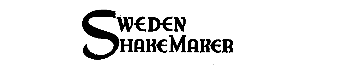  SWEDEN SHAKEMAKER