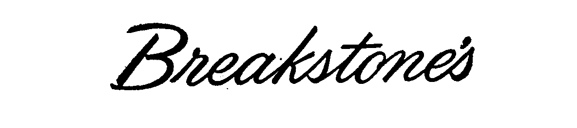 Trademark Logo BREAKSTONE'S