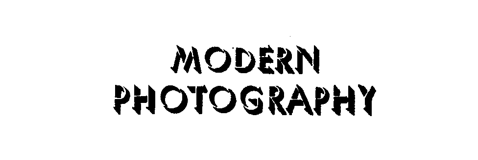  MODERN PHOTOGRAPHY