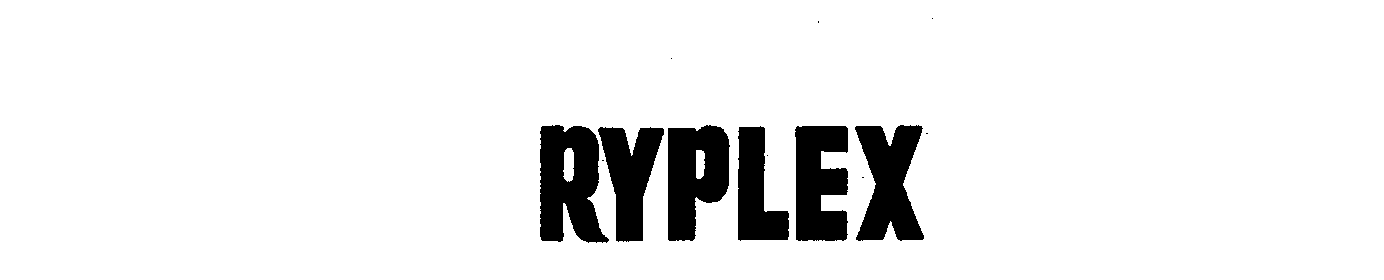 Trademark Logo RYPLEX