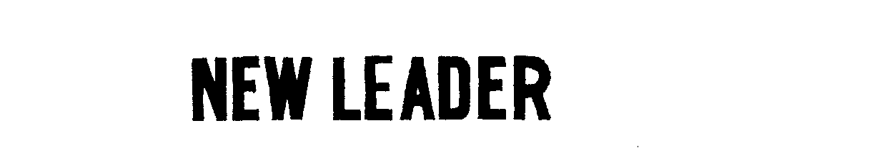 Trademark Logo NEW LEADER