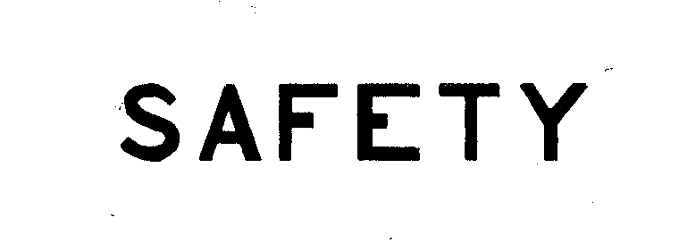 Trademark Logo SAFETY