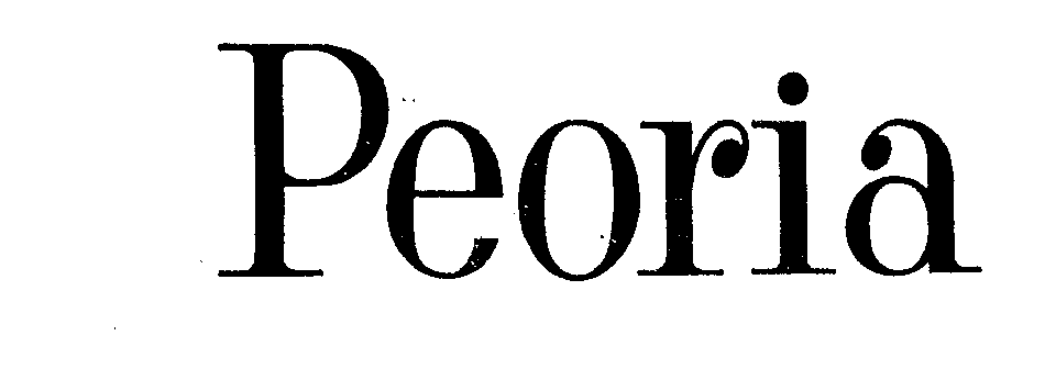 Trademark Logo PEORIA