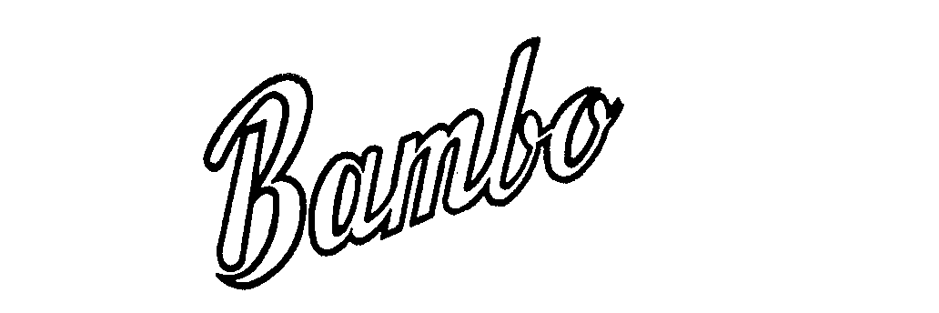 Trademark Logo BAMBO