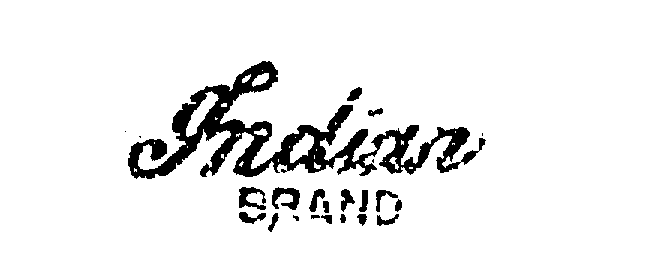 Trademark Logo INDIAN BRAND