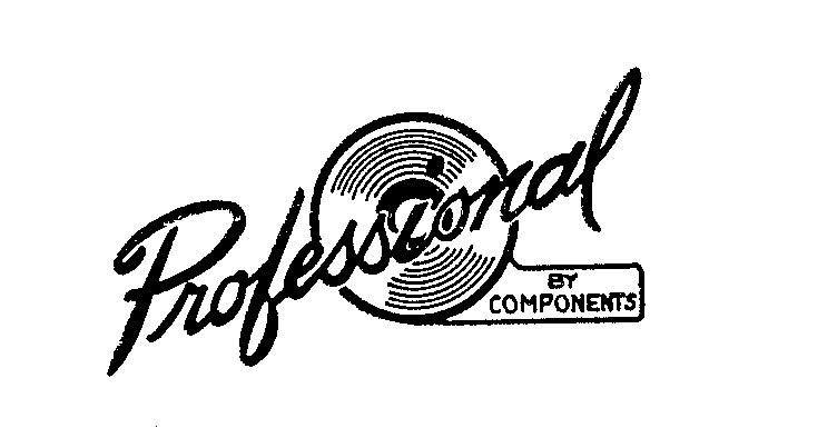 Trademark Logo PROFESSIONAL BY COMPONFNTS