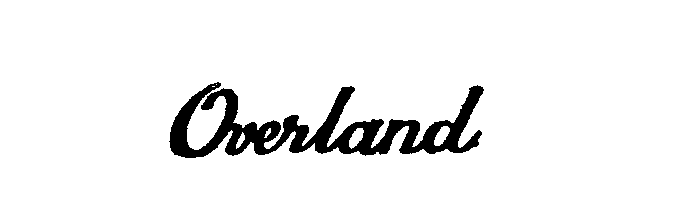 Trademark Logo OVERLAND