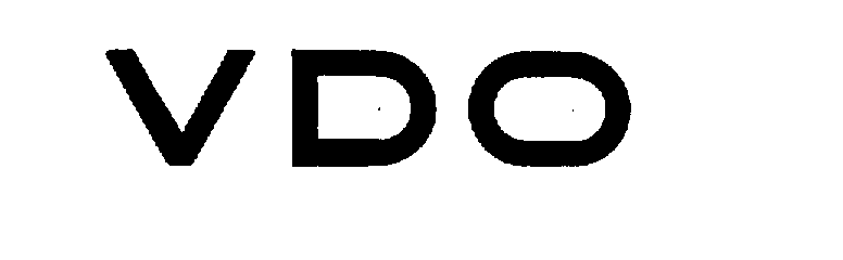 Trademark Logo VDO