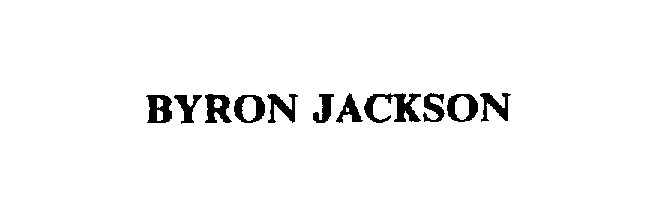  BYRON JACKSON