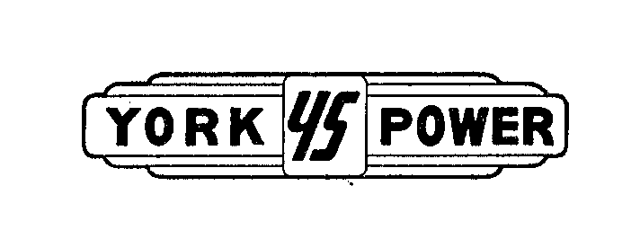 Trademark Logo YORK 45 POWER
