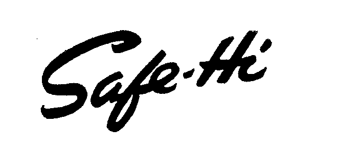 Trademark Logo SAFE-HI