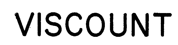 Trademark Logo VISCOUNT