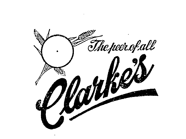 Trademark Logo THE PEER OF ALL CLARKE'S