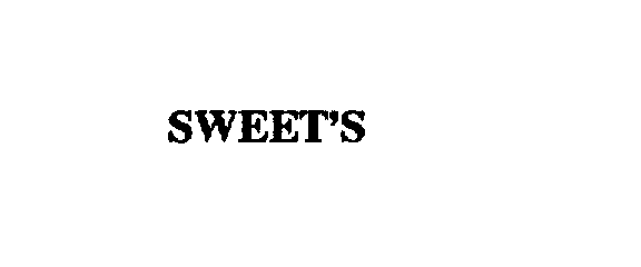 Trademark Logo SWEET'S