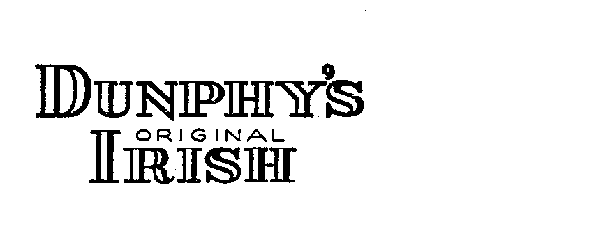 Trademark Logo DUNPHY'S ORIGINAL IRISH