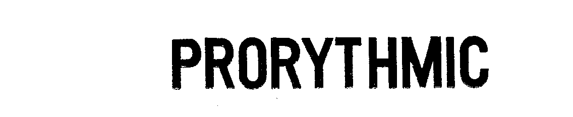  PRORYTHMIC