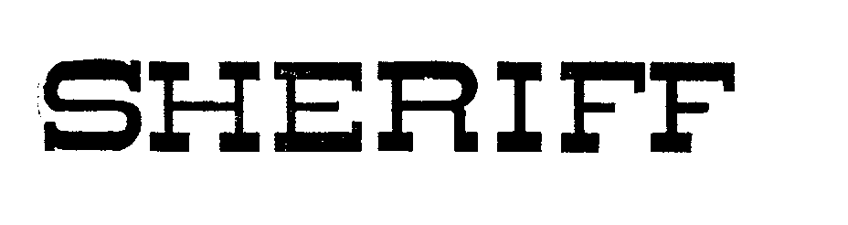 Trademark Logo SHERIFF