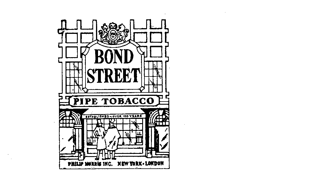  BOND STREET PIPE TOBACCO ESTABLISHED OVER 100 YEARS PHILLIP MORRIS INC NEW YORK LONDON