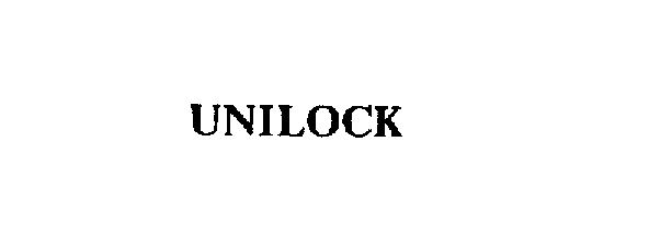 Trademark Logo UNILOCK