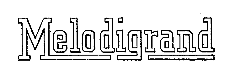 Trademark Logo MELODIGRAND