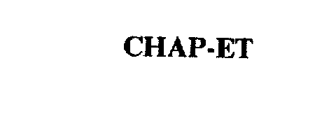 Trademark Logo CHAP-ET